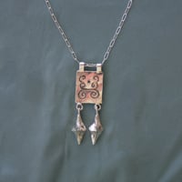 Image 3 of Silver Gate Pendant Necklace