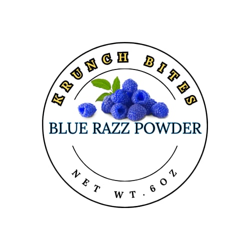 BLUE RASPBERRY POWDER | Krunch Bites LLC