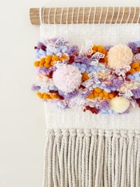 Image 2 of Woven Wall Hanging - Colourful, Abstract, Textured (small)
