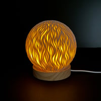 Image 1 of 540 Porcelain Orb Light FIRE (second)