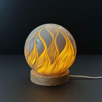 Image 1 of 556 Porcelain Orb Light WATER (seconds)