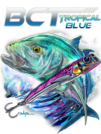 Image 1 of BGT Tropical Blue Tees 3 Designs