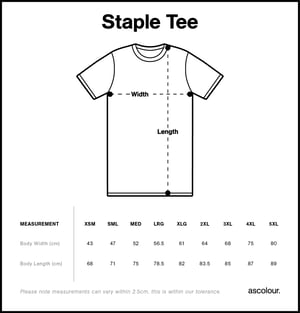Image of Stay Clammy Tee – Staple Cut