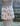 Adult canvas half apron, mushroom pattern