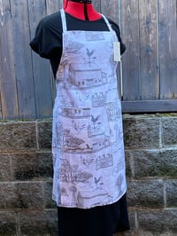 Image 1 of Adult canvas full apron, farmhouse