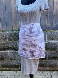 Image 2 of Adult canvas, cotton half apron, farm print