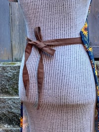 Image 3 of Adult canvas full apron, sunflowers