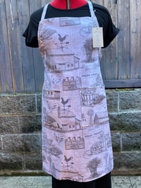 Image 3 of Adult canvas full apron, farmhouse