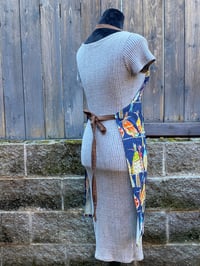 Image 3 of Adult canvas full apron, crazy birds