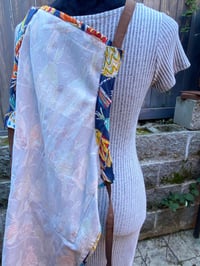 Image 4 of Adult canvas full apron, crazy birds