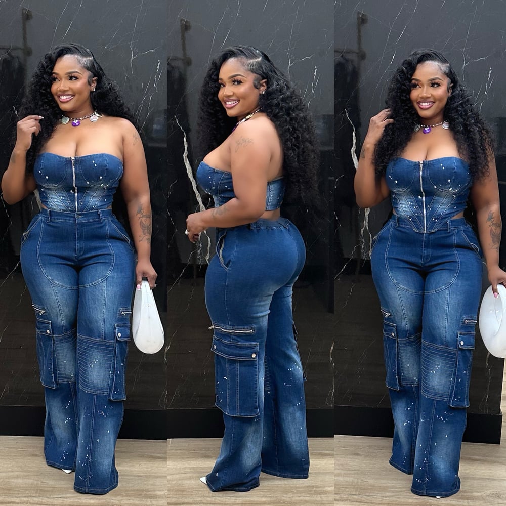 Image of SOPHIA DENIM SET