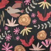 Image 2 of KylieJane Pocket skirt beautiful floral or autumn or whimsical bird