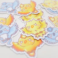 Image 5 of Poke Legendary Bird Trio Sticker Flakes