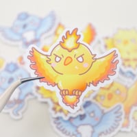 Image 3 of Poke Legendary Bird Trio Sticker Flakes