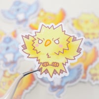 Image 2 of Poke Legendary Bird Trio Sticker Flakes