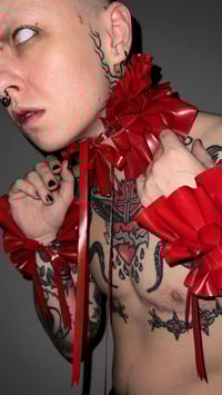Image 2 of Ruffle Collar and Cuffs Set