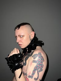 Image 3 of Ruffle Collar and Cuffs Set