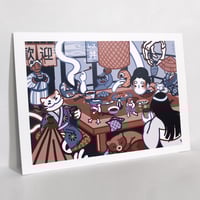 « Dîner des Yokai » - Format A4 
