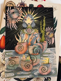 7 of cups original illustration 