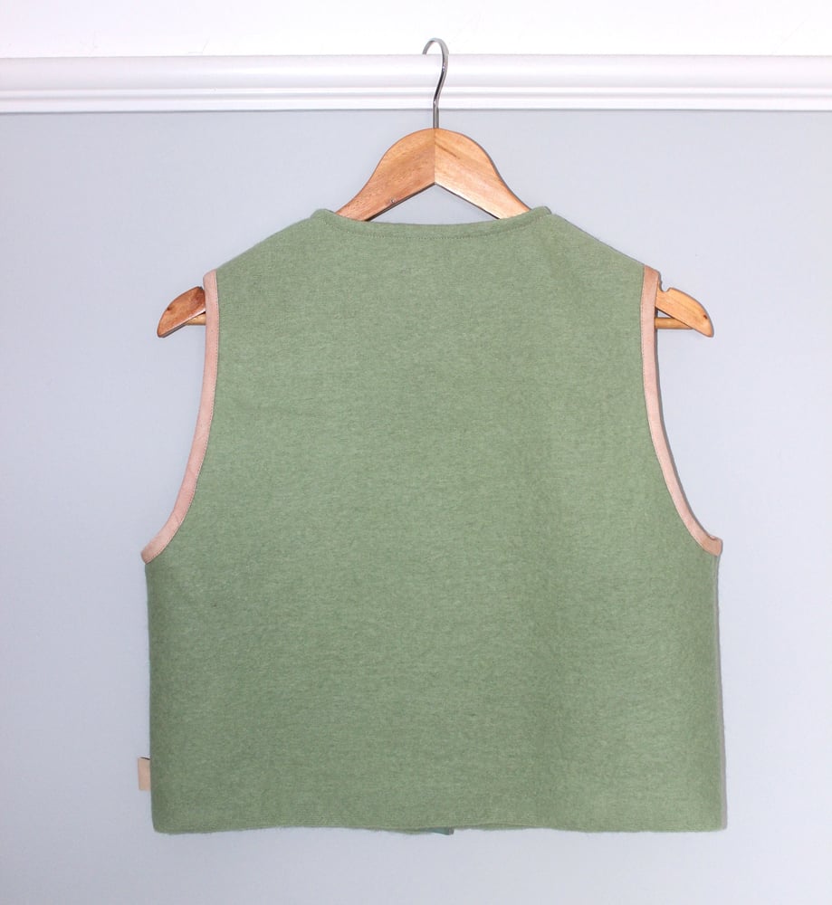 Image of Folk Vest Green Grow