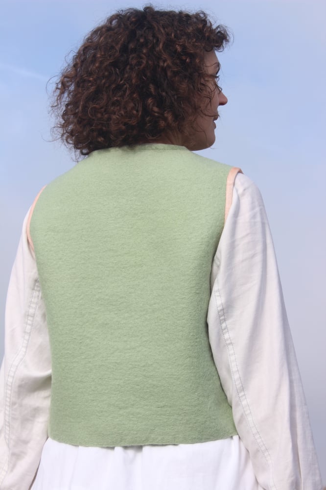 Image of Folk Vest Green Grow