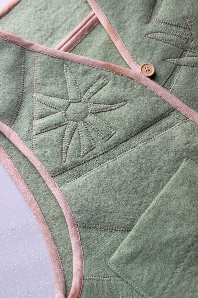Image of Playful Patchwork Vest