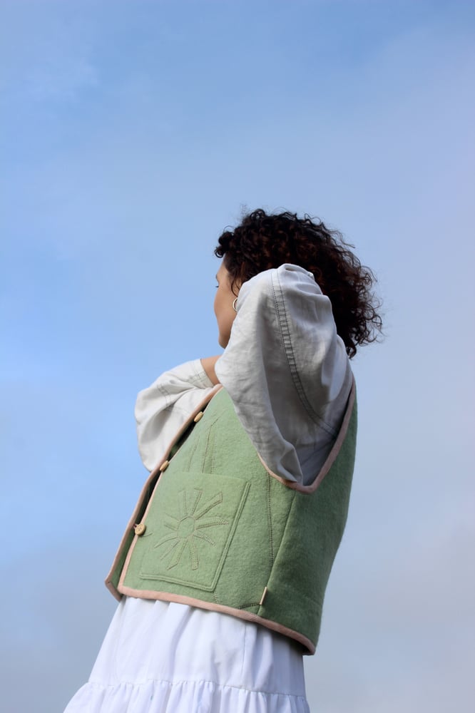 Image of Playful Patchwork Vest