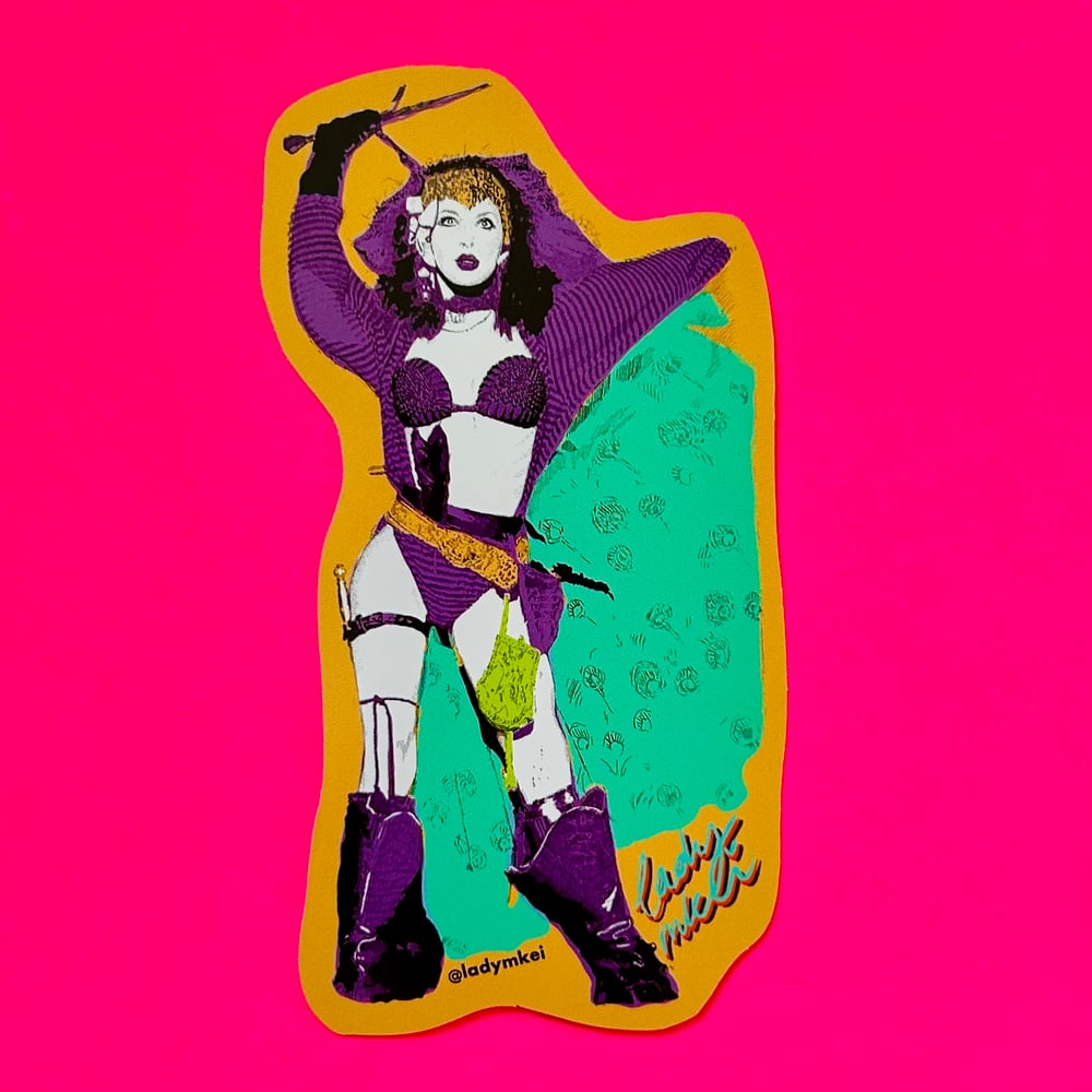 Image of Kate Bush Babooshka sticker