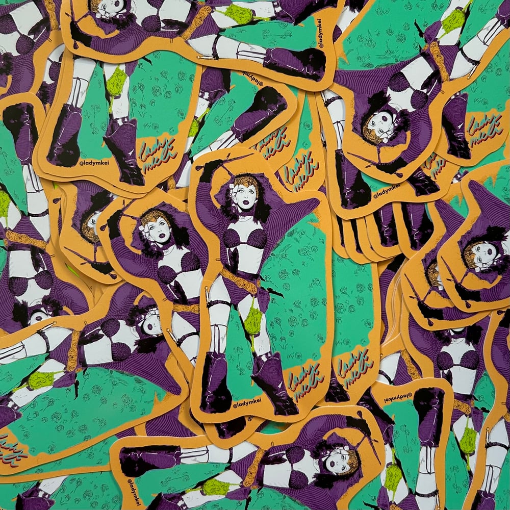 Image of Kate Bush Babooshka sticker