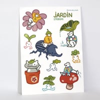 Image 1 of Planche de stickers "Jardin"