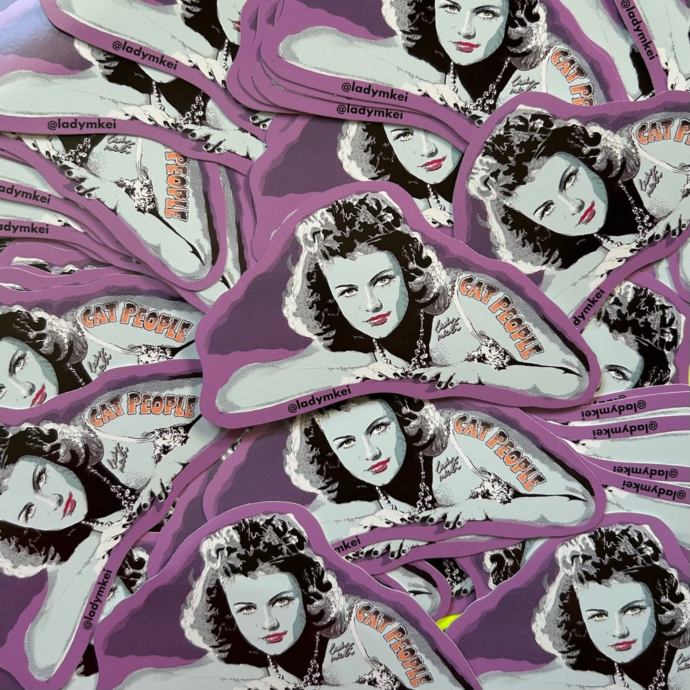 Image of Cat People sticker