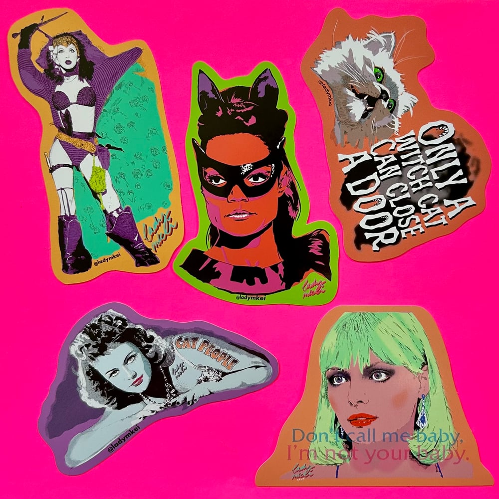 Image of Kate Bush Babooshka sticker