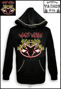 MV Studded Flame Top Pullover Hoodie