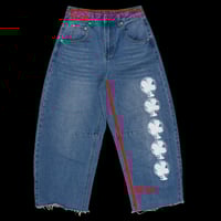 Image 4 of Fan Pant - blue jeans (small)