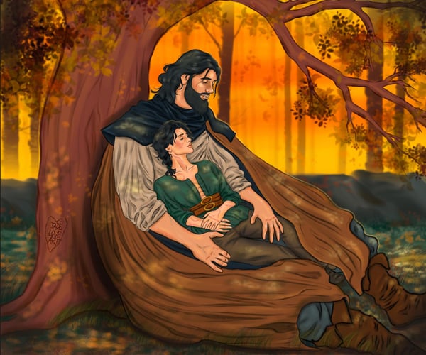 Image of Custom Scene Illustration Commission Full-Color