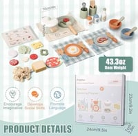 Image 6 of Paloma Wooden Picnic & Kitchen Play Set