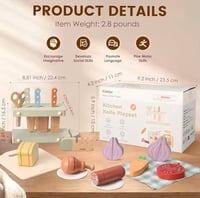 Image 7 of Paloma Wooden Picnic & Kitchen Play Set
