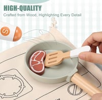 Image 5 of Paloma Wooden Picnic & Kitchen Play Set