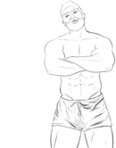 Image 20 of B&W Sketch Character Commission