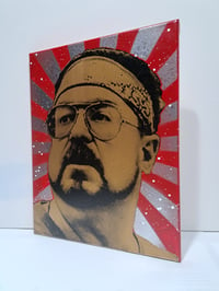 Image 2 of Walter the Big Lebowski Screenprinted Canvas