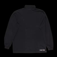 Image 2 of Fan turtle neck - black (large)