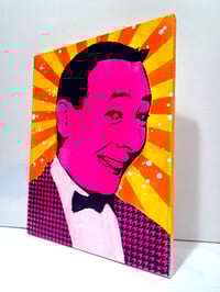 Image 2 of PeeWee Herman Screenprinted Canvas