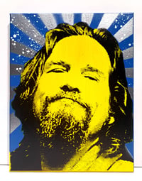 Image 1 of The Big Lebowski Screenprinted Canvas