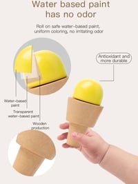 Image 9 of Isabella Wooden Ice Cream Truck - White