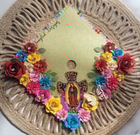 Virgen Graduation cap topper 