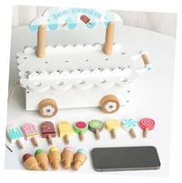 Image 5 of Isabella Wooden Ice Cream Truck - White