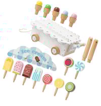 Image 3 of Isabella Wooden Ice Cream Truck - White