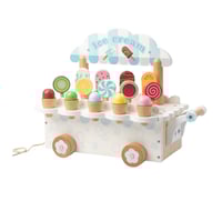 Image 1 of Isabella Wooden Ice Cream Truck - White