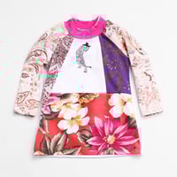 Image 1 of courtneycourtney x 1587 size 18m baby child longsleeved tiger tropical paisley tunic dress