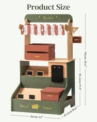 Image 10 of Palermo Wooden Grocery Stand